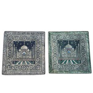 Vintage Taj Mahal Cushion Cover Wall Hanging Pillow Cover Tapestry Fabric Wall